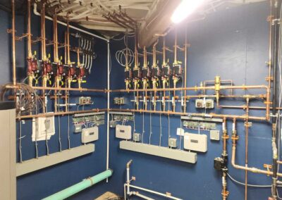 High Efficiency Condensating Hydronic Boiler with Multiple Zones